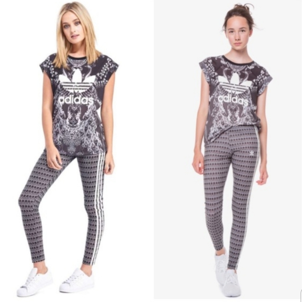 2 pc. Adidas Originals Paveo Leggings Tshirt